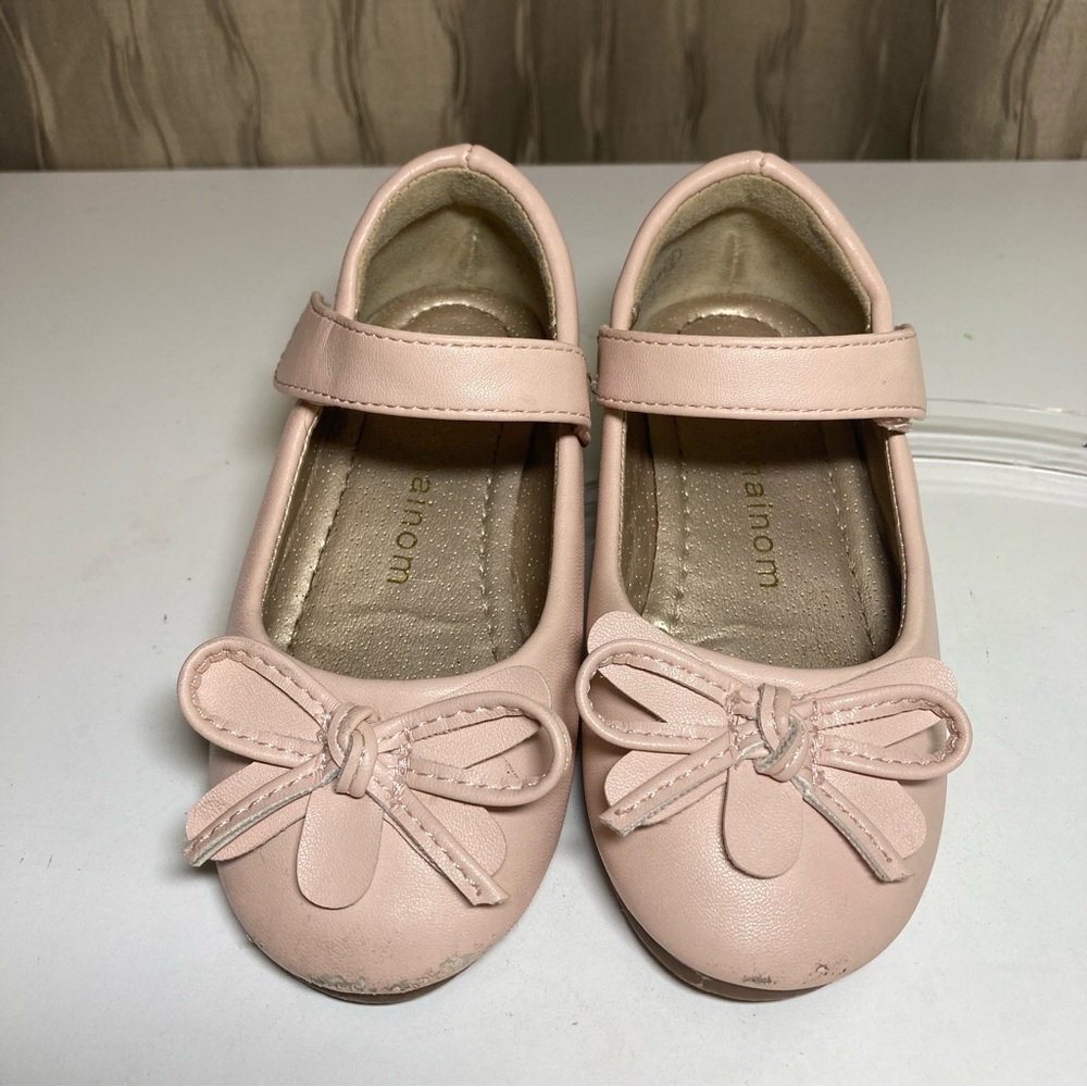 🌺 Hehainom Emma Pastel Pink Little Girl's 6 Ballet Flats Mary Jane